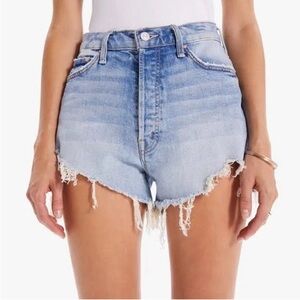 MOTHER SUPERIOR ULTRA HIGH WAISTED TOMCAT KICK FRAY SHORT - I CONFESS 23